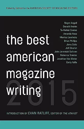 The Best American Magazine Writing 2015 cover