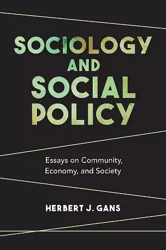 Sociology and Social Policy cover