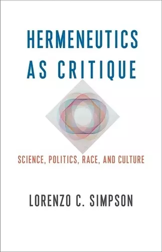 Hermeneutics as Critique cover