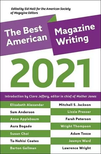 The Best American Magazine Writing 2021 cover