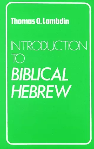 Introduction to Biblical Hebrew cover