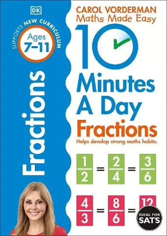 10 Minutes A Day Fractions, Ages 7-11 (Key Stage 2) cover