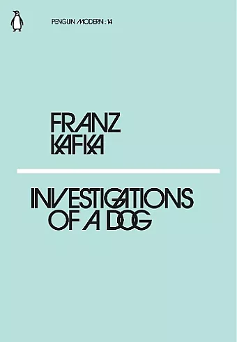 Investigations of a Dog cover