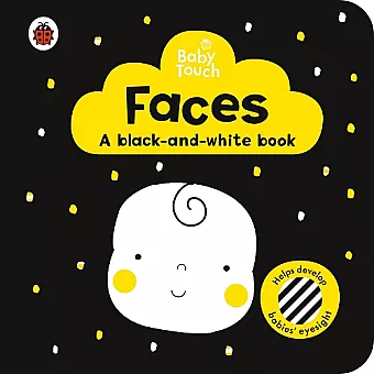 Baby Touch: Faces: a black-and white-book cover