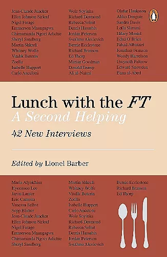 Lunch with the FT cover