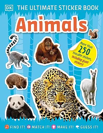 Ultimate Sticker Book Animals cover