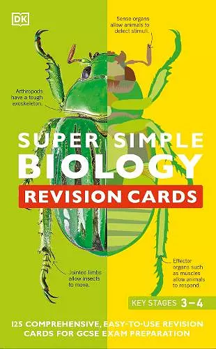 Super Simple Biology Revision Cards Key Stages 3 and 4 cover