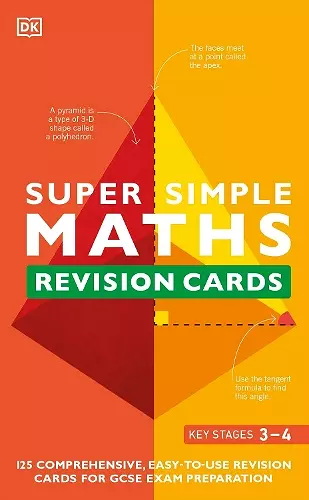 Super Simple Maths Revision Cards Key Stages 3 and 4 cover