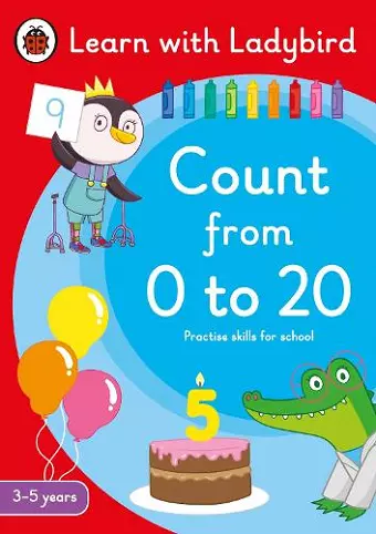 Count from 0 to 20: A Learn with Ladybird Activity Book 3-5 years cover