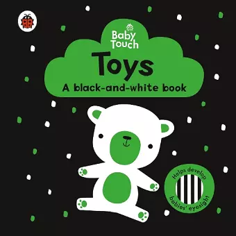 Baby Touch: Toys: a black-and-white book cover