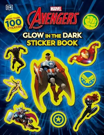 Marvel Avengers Glow in the Dark Sticker Book cover