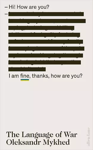 The Language of War cover