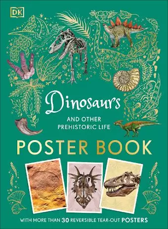 Dinosaurs and Other Prehistoric Life Poster Book cover