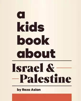 A Kids Book About Israel & Palestine cover