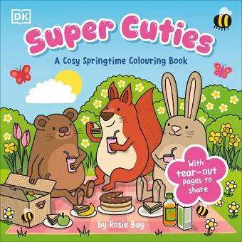 Super Cuties A Cosy Springtime Colouring Book cover