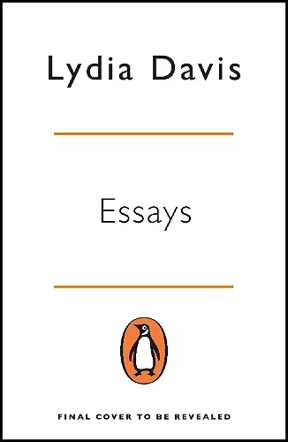 Essays cover
