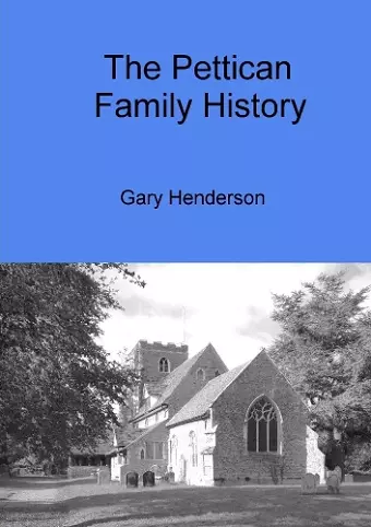 The Pettican Family History cover