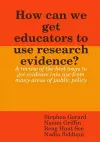 How can we get educators to use research evidence? cover