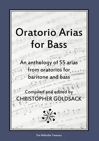 Oratorio Arias for Bass cover