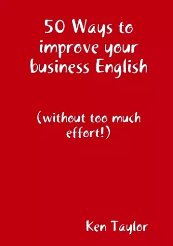 50 Ways to improve your business English cover