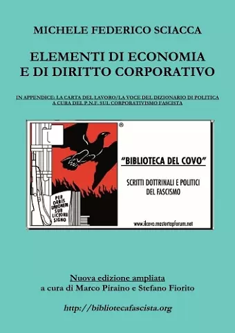 Elementi di Economia e di Diritto Corporativo cover