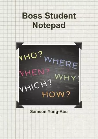 Boss Student Notepad cover