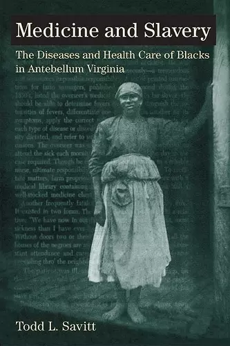 Medicine and Slavery cover