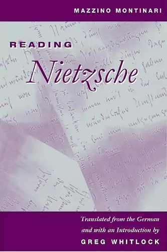 Reading Nietzsche cover