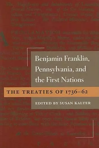 Benjamin Franklin, Pennsylvania, and the First Nations cover