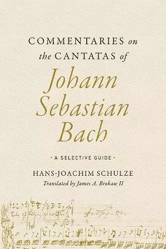 Commentaries on the Cantatas of Johann Sebastian Bach cover