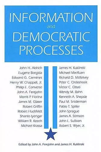 Information and Democratic Processes cover