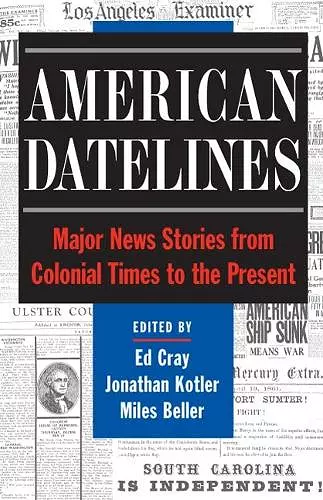 American Datelines cover