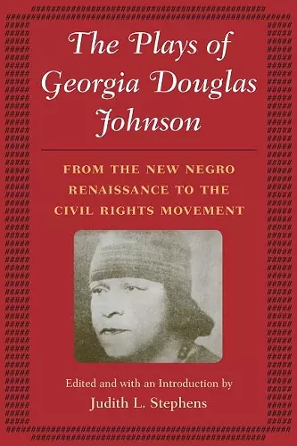 The Plays of Georgia Douglas Johnson cover