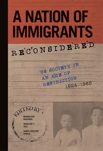 A Nation of Immigrants Reconsidered cover