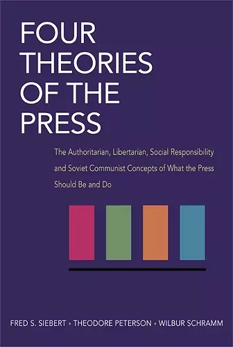 Four Theories of the Press cover