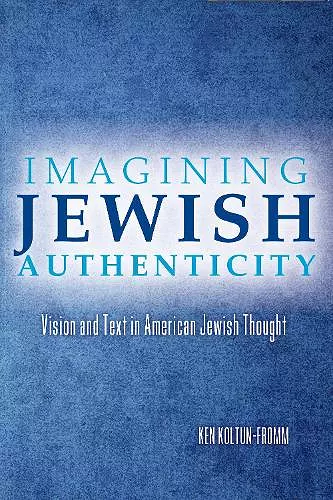 Imagining Jewish Authenticity cover