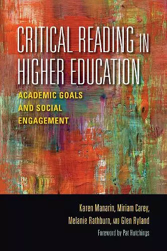 Critical Reading in Higher Education cover