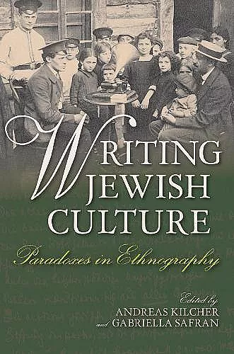 Writing Jewish Culture cover