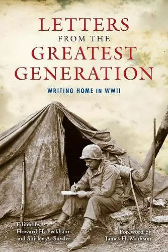 Letters from the Greatest Generation cover