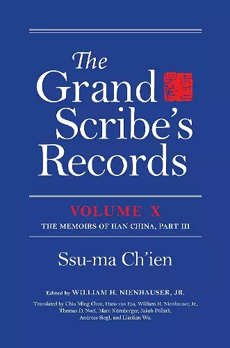 The Grand Scribe's Records, Volume X cover