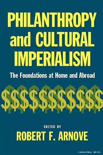 Philanthropy and Cultural Imperialism cover