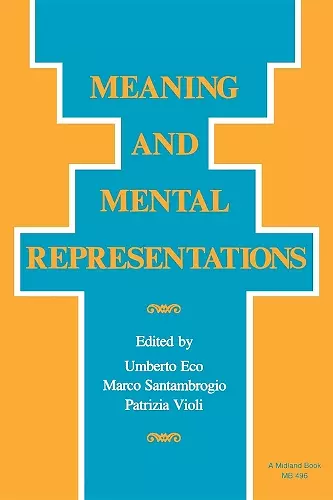 Meaning and Mental Representations cover