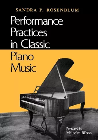 Performance Practices in Classic Piano Music cover