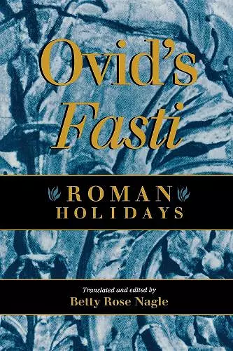 Ovid's Fasti cover