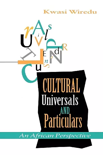 Cultural Universals and Particulars cover