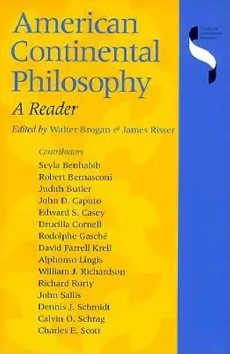 American Continental Philosophy cover