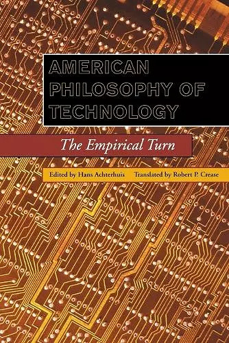 American Philosophy of Technology cover