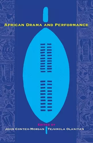 African Drama and Performance cover