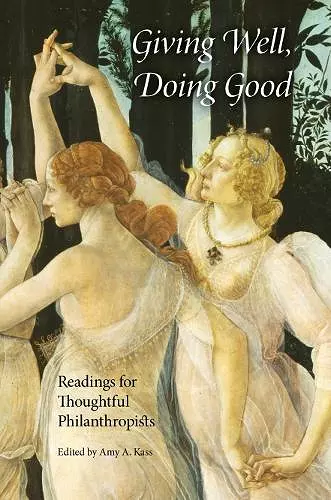 Giving Well, Doing Good cover