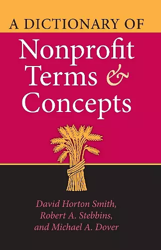 A Dictionary of Nonprofit Terms and Concepts cover